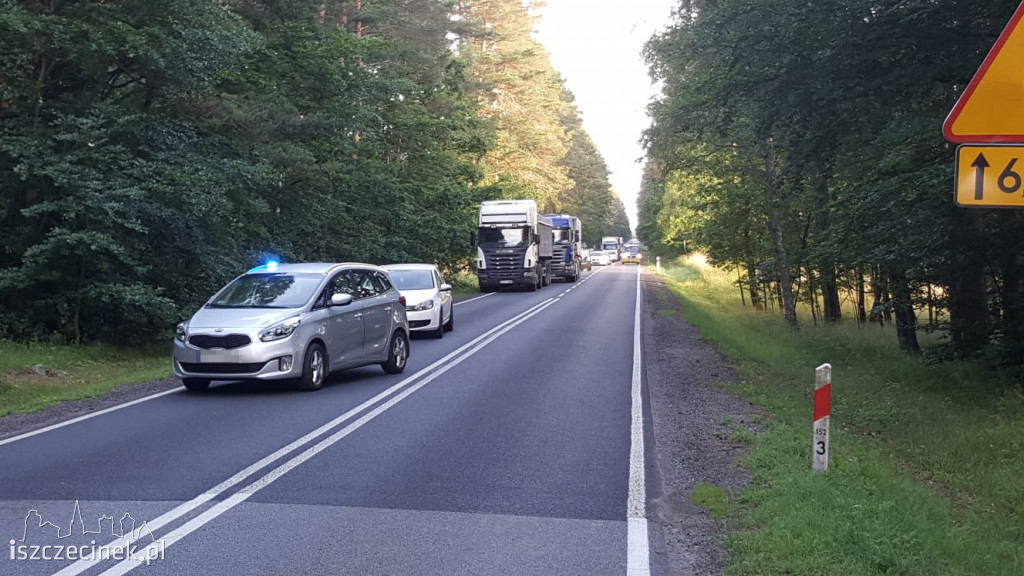 Poważny wypadek na krajowej 