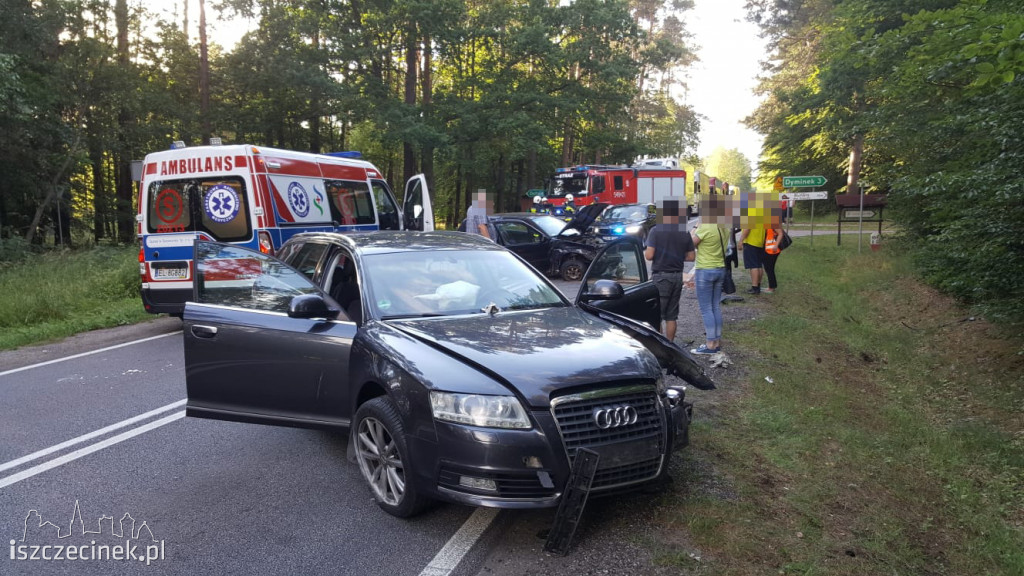 Poważny wypadek na krajowej 