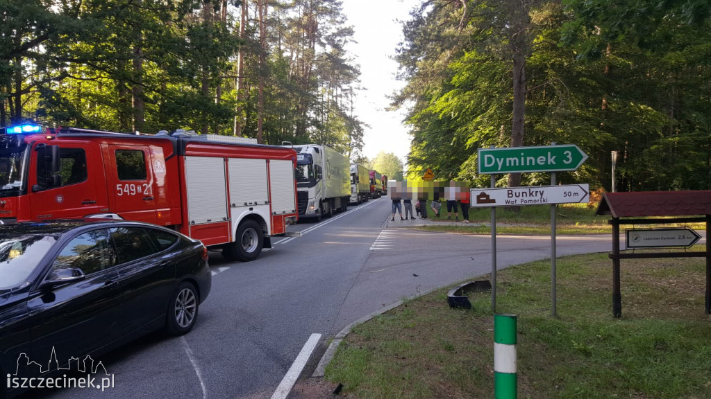 Poważny wypadek na krajowej 