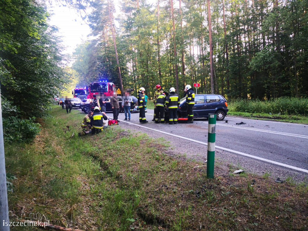 Poważny wypadek na krajowej 