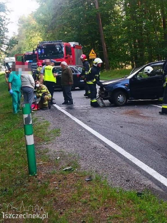 Poważny wypadek na krajowej 