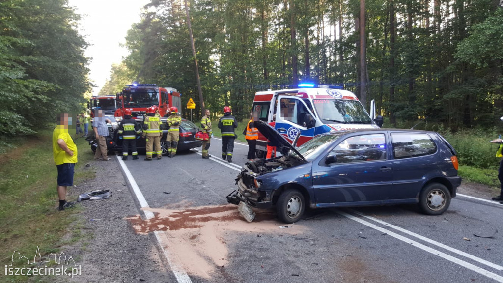 Poważny wypadek na krajowej 