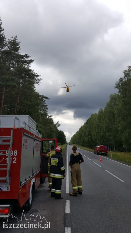 Czołowe zderzenie pod Białym Borem. Są ranni