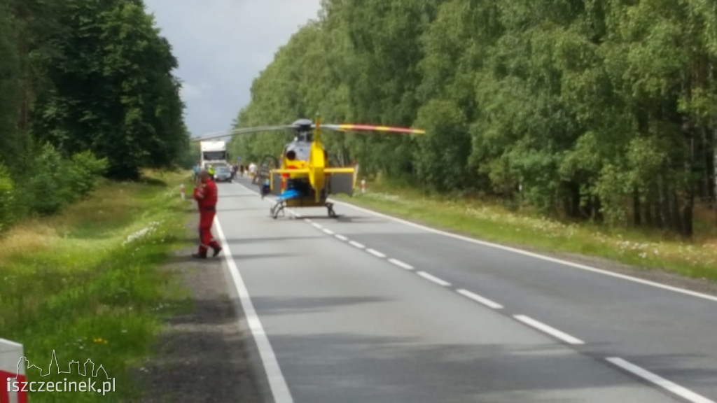 Czołowe zderzenie pod Białym Borem. Są ranni