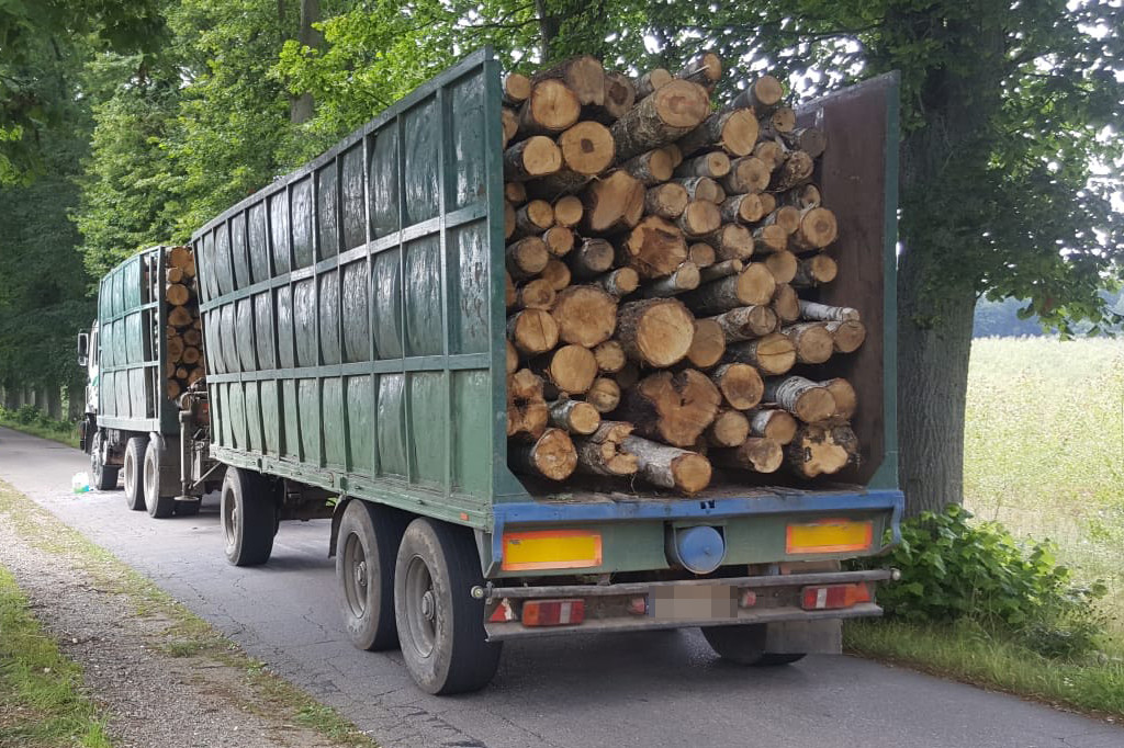 Pożar ciężarówki w gminie Barwice