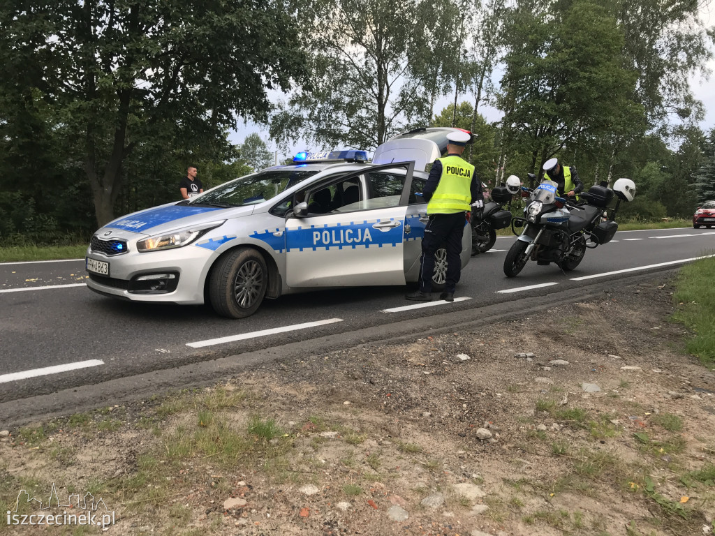 Pijany rowerzysta omal nie zginął pod kołami ciężarówki