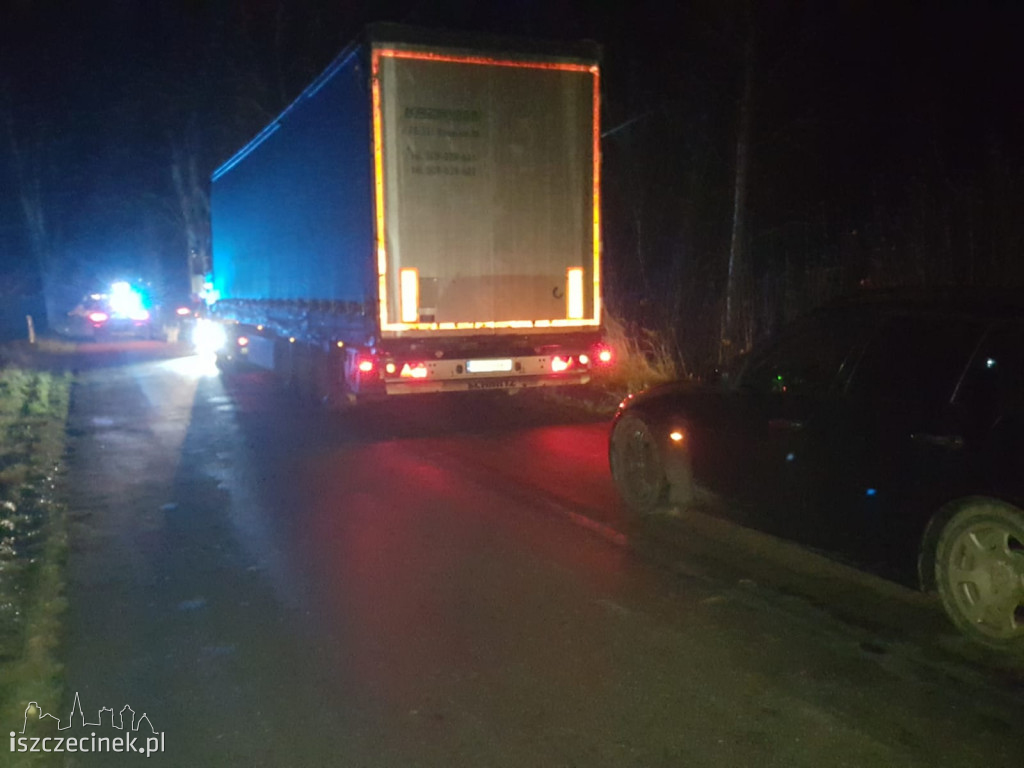 Tragiczny wypadek w gm. Barwice. Nie żyje rowerzysta potrącony przez samochód