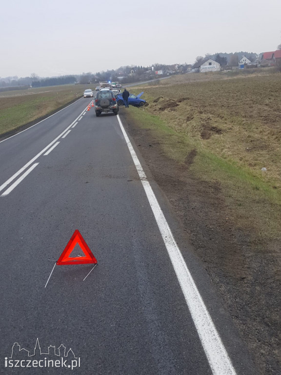 SZCZECINEK. Dwie kolizje na DK-20