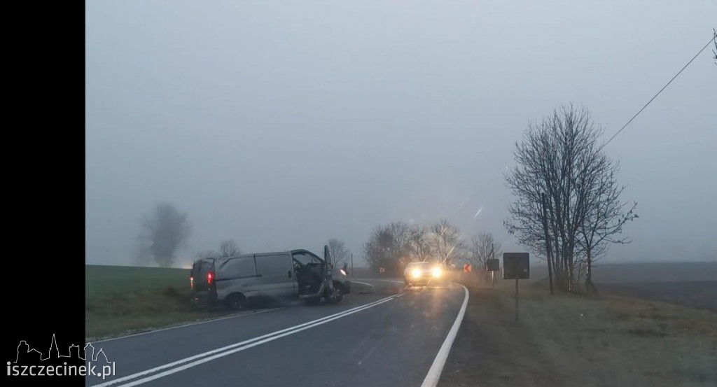 Kolizja w Jeleniu gm. Borne Sulinowo (DK-20)