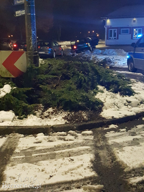 Najpierw dostał mandat za jazdę po parku, później roztrzaskał się na słupkach