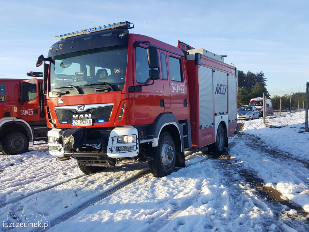 Pod wędkarzem załamał się lód. Tragedia pod Białym Borem.