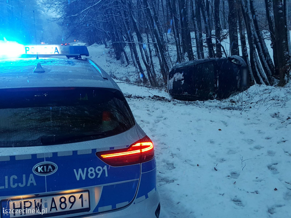 Zima nie daje za wygraną. Fatalne warunki na drogach. Seria kolizji