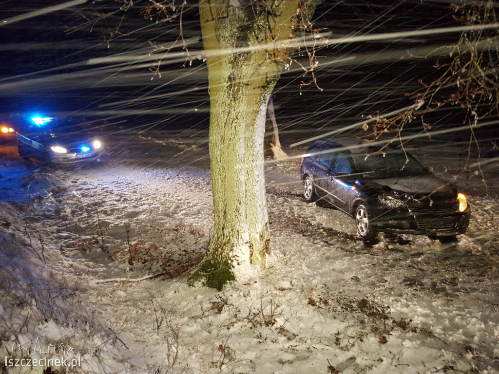 Zima nie daje za wygraną. Fatalne warunki na drogach. Seria kolizji