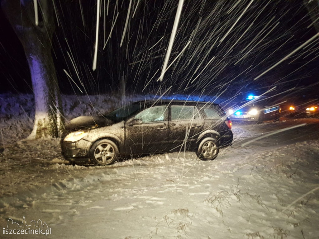 Zima nie daje za wygraną. Fatalne warunki na drogach. Seria kolizji