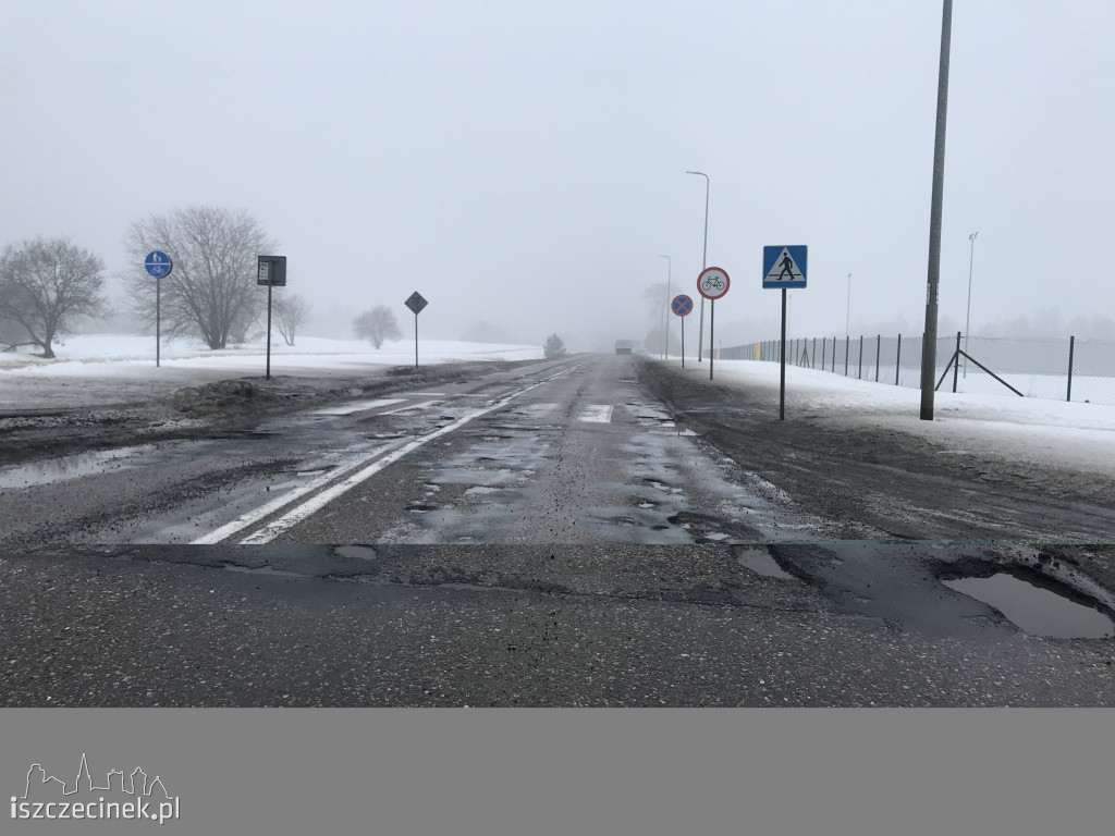 Dziurawe drogi w Szczecinku ZDJĘCIA