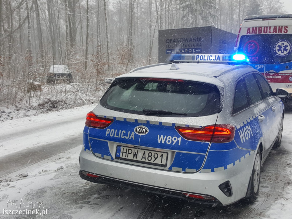 Fatalne warunki na drogach. Lepiej uważać podczas jazdy