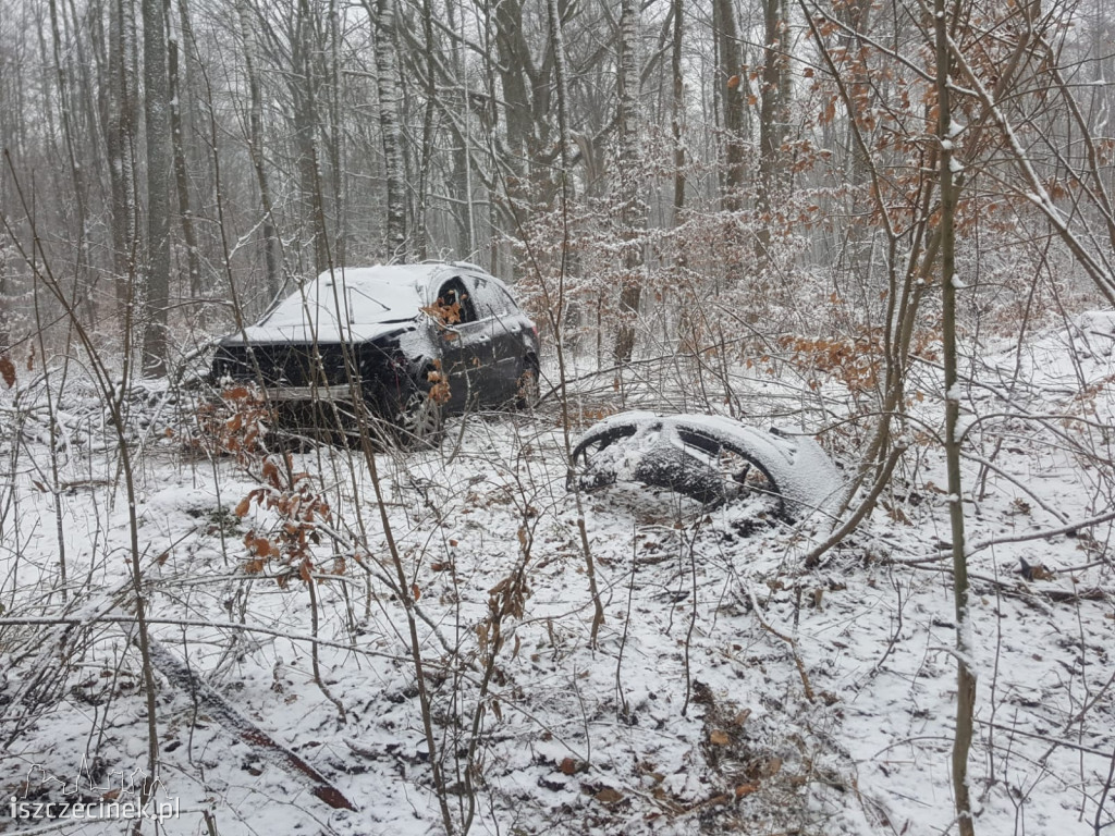 Fatalne warunki na drogach. Lepiej uważać podczas jazdy