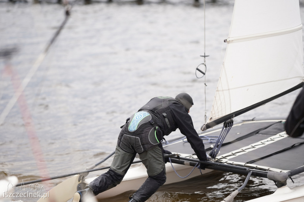 Katamarany Hobie Cat 14 na jeziorze Trzesecko [ZDJĘCIA, WIDEO]