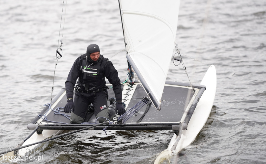 Katamarany Hobie Cat 14 na jeziorze Trzesecko [ZDJĘCIA, WIDEO]