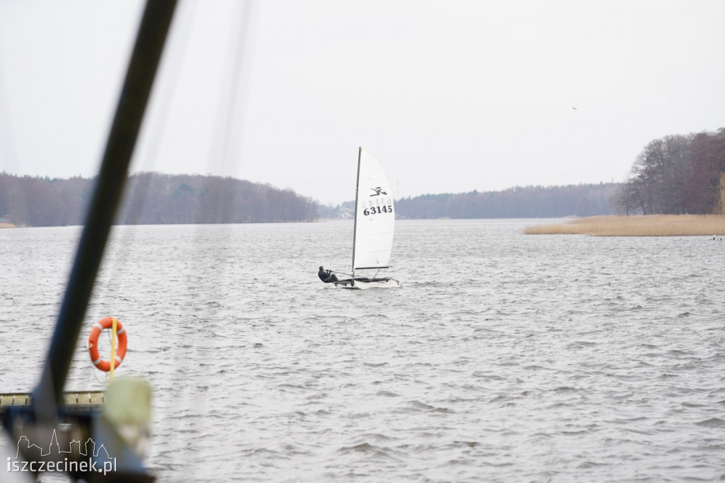 Katamarany Hobie Cat 14 na jeziorze Trzesecko [ZDJĘCIA, WIDEO]