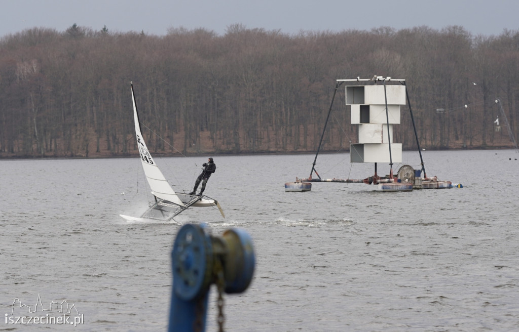Katamarany Hobie Cat 14 na jeziorze Trzesecko [ZDJĘCIA, WIDEO]