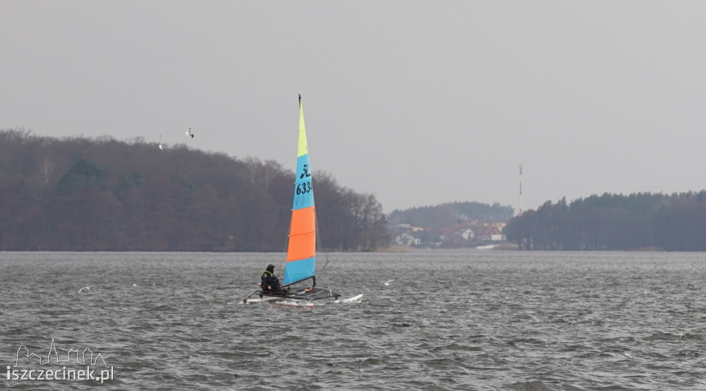 Katamarany Hobie Cat 14 na jeziorze Trzesecko [ZDJĘCIA, WIDEO]