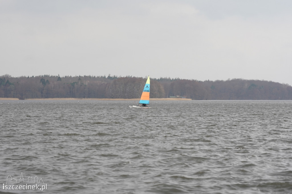Katamarany Hobie Cat 14 na jeziorze Trzesecko [ZDJĘCIA, WIDEO]