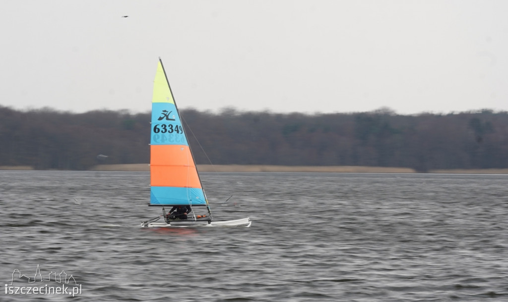 Katamarany Hobie Cat 14 na jeziorze Trzesecko [ZDJĘCIA, WIDEO]