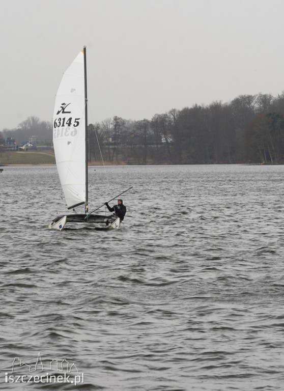 Katamarany Hobie Cat 14 na jeziorze Trzesecko [ZDJĘCIA, WIDEO]