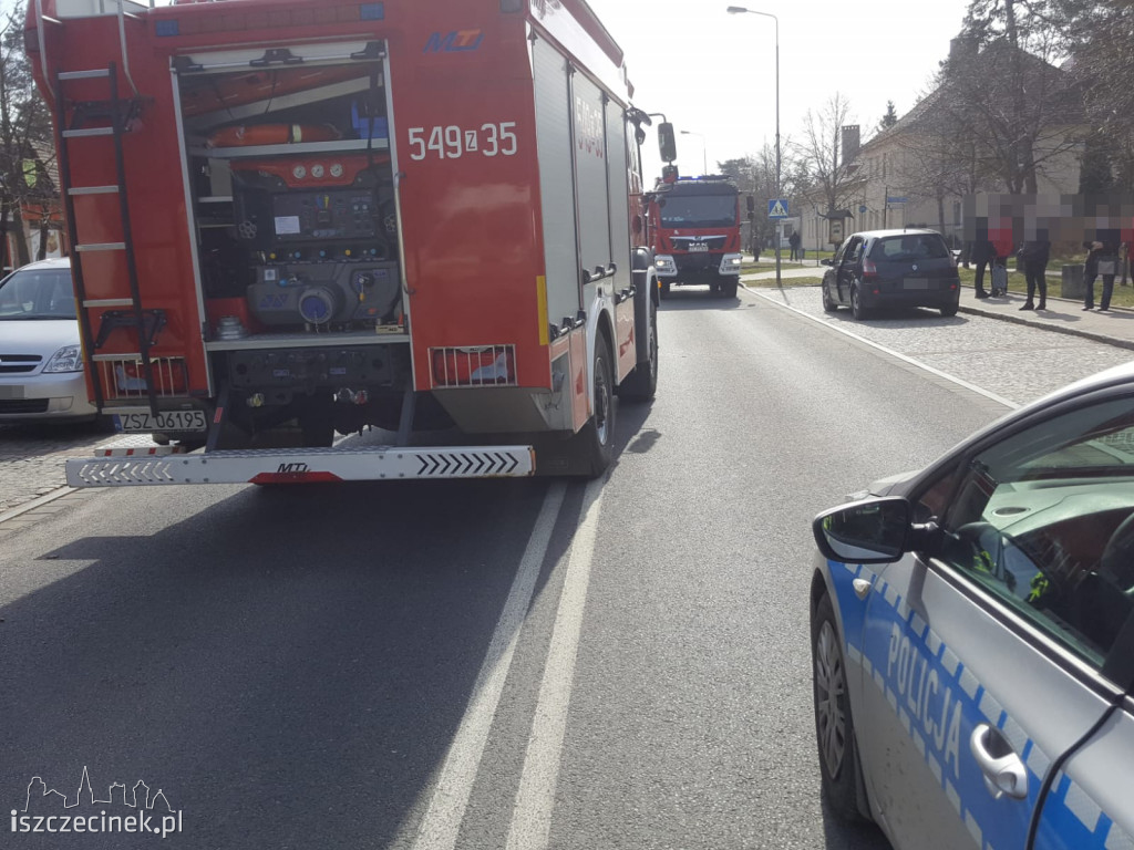 Wypadek w Bornem Sulinowie. Potrącenie pieszego