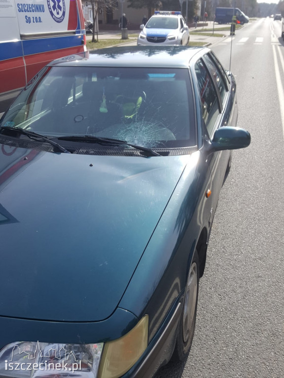 Wypadek w Bornem Sulinowie. Potrącenie pieszego