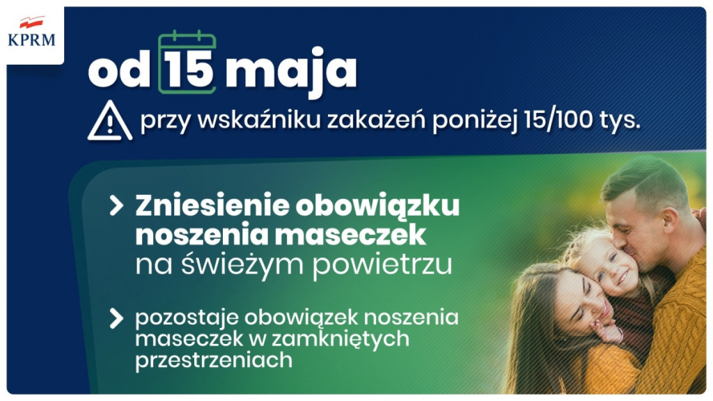 Zobacz harmonogram luzowania obostrzeń w maju