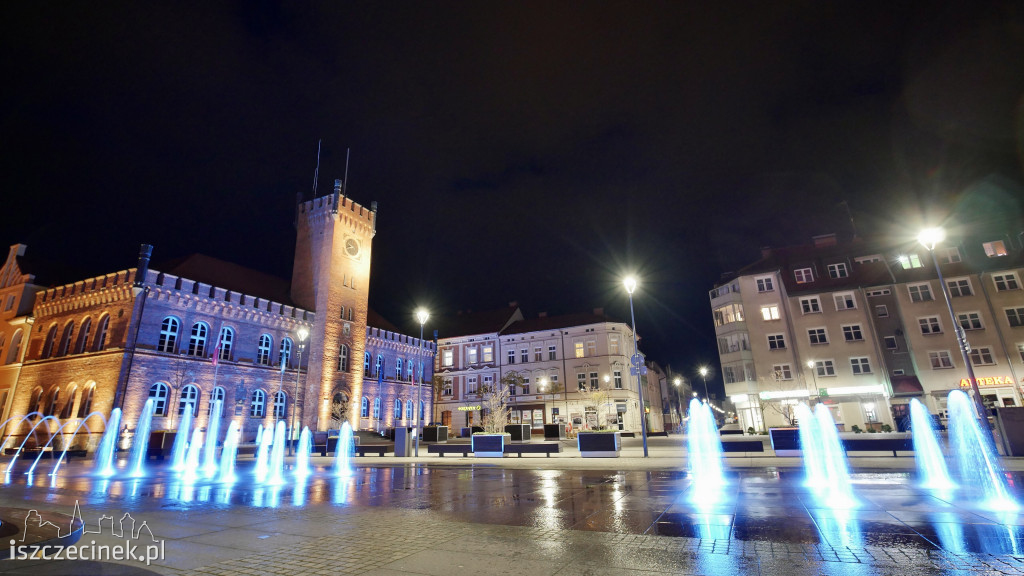 Fontanna na placu Wolności w Szczecinku