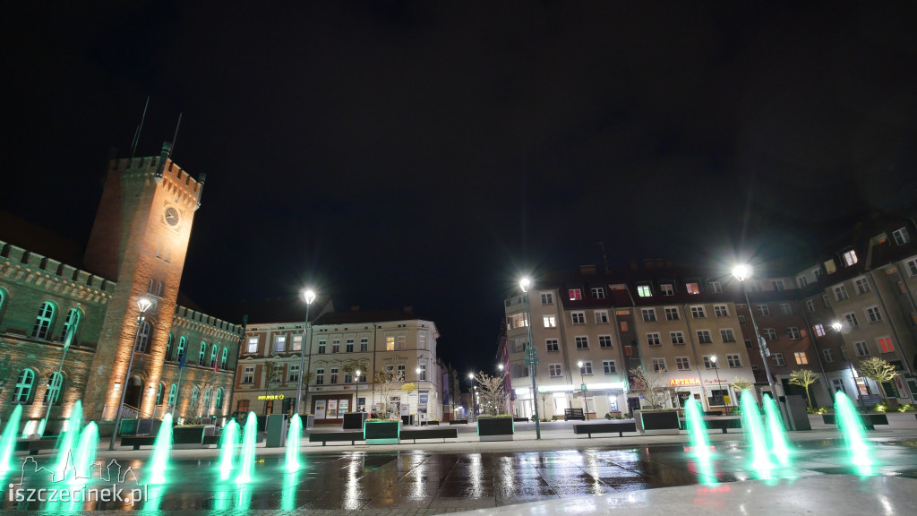 Fontanna na placu Wolności w Szczecinku