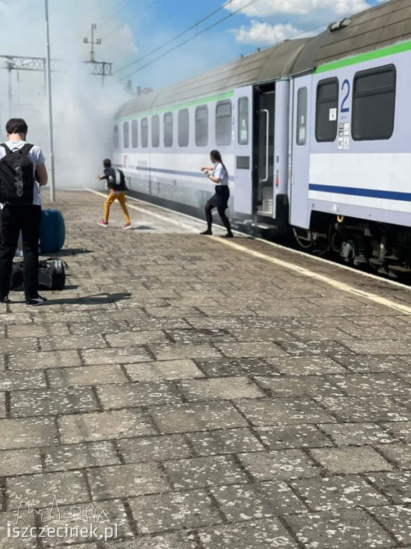 Wielki pożar w gm. Grzmiąca. W ogniu pola, drzewa i wagon