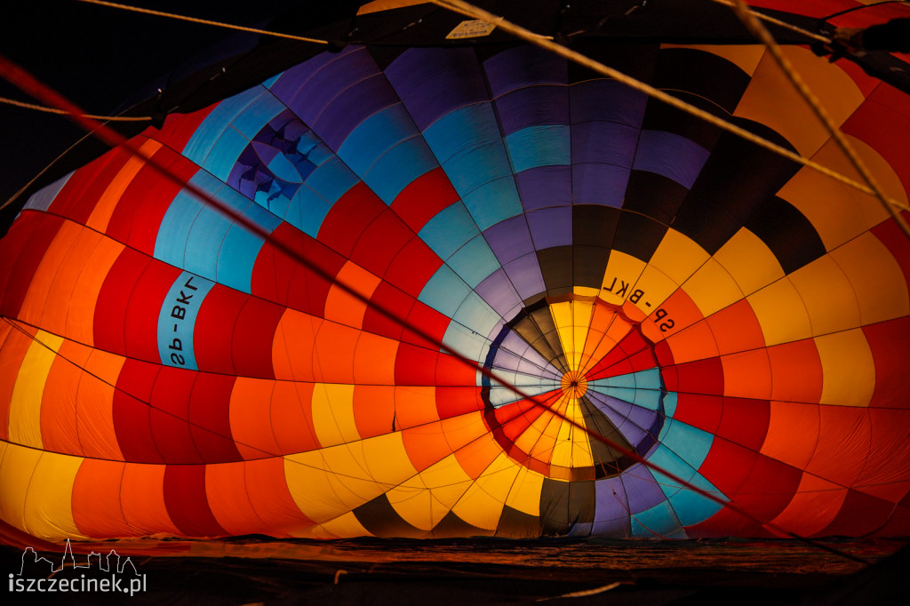 Festiwal Balonowy w Szczecinku 2021. Gala nocna [ZDJĘCIA, WIDEO]