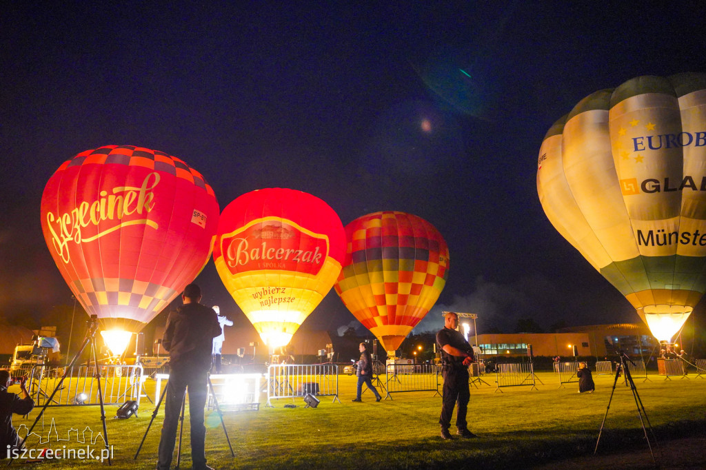 Festiwal Balonowy w Szczecinku 2021. Gala nocna [ZDJĘCIA, WIDEO]