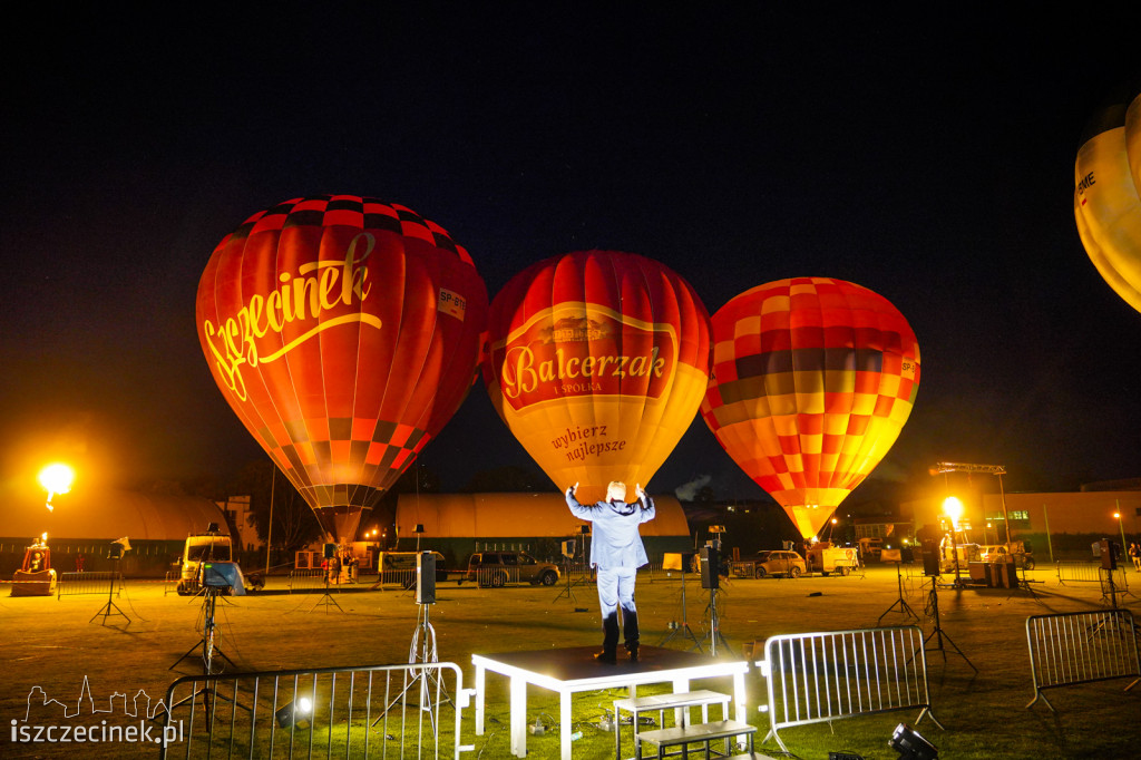 Festiwal Balonowy w Szczecinku 2021. Gala nocna [ZDJĘCIA, WIDEO]