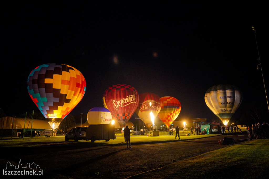 Festiwal Balonowy w Szczecinku 2021. Gala nocna [ZDJĘCIA, WIDEO]