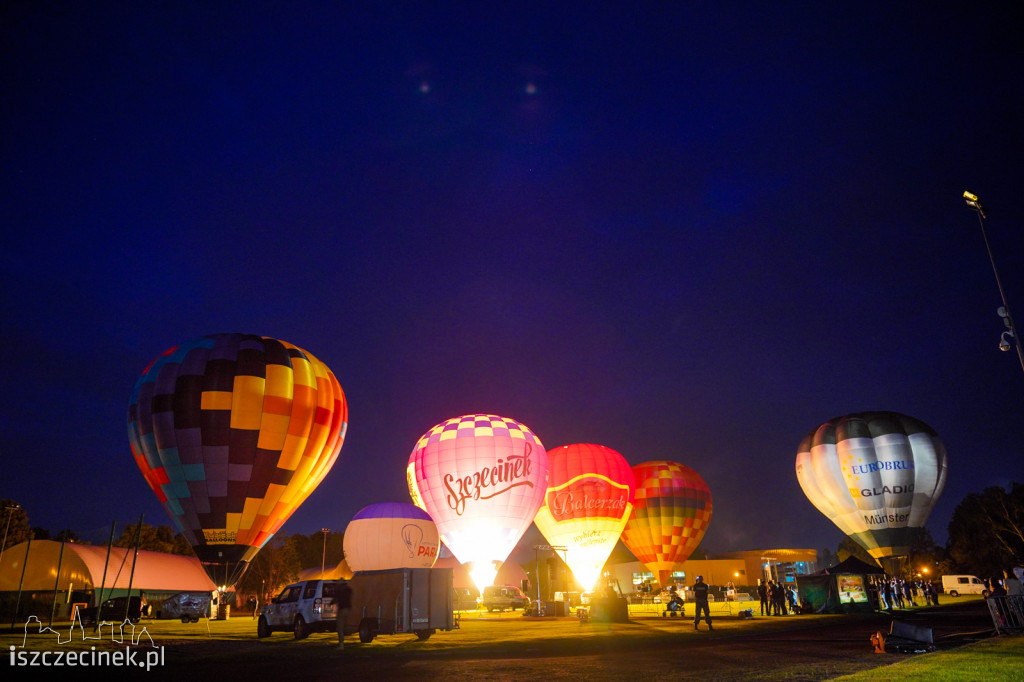 Festiwal Balonowy w Szczecinku 2021. Gala nocna [ZDJĘCIA, WIDEO]