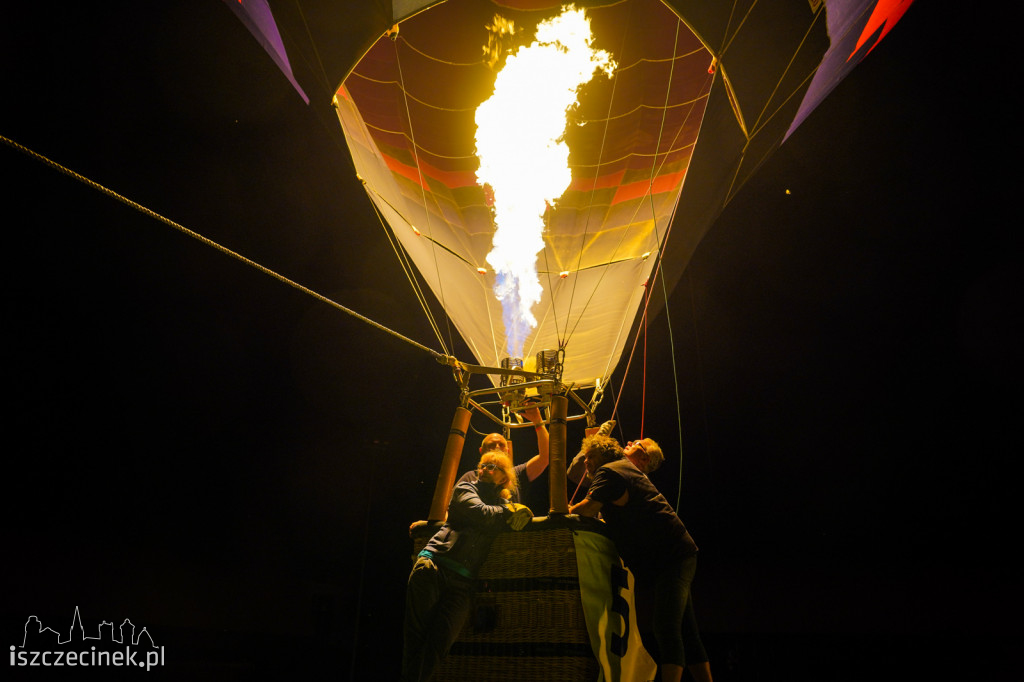 Festiwal Balonowy w Szczecinku 2021. Gala nocna [ZDJĘCIA, WIDEO]