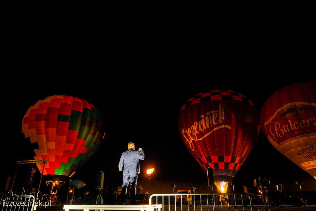 Festiwal Balonowy w Szczecinku 2021. Gala nocna [ZDJĘCIA, WIDEO]