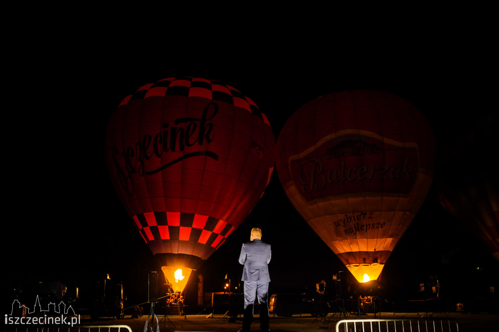 Festiwal Balonowy w Szczecinku 2021. Gala nocna [ZDJĘCIA, WIDEO]