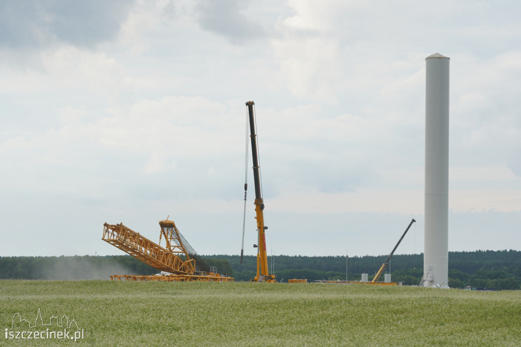 Budowa farmy wiatrowej w gminie Biały Bór