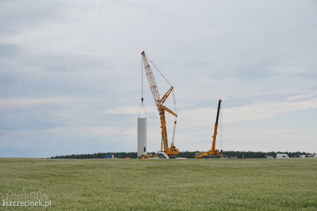 Budowa farmy wiatrowej w gminie Biały Bór