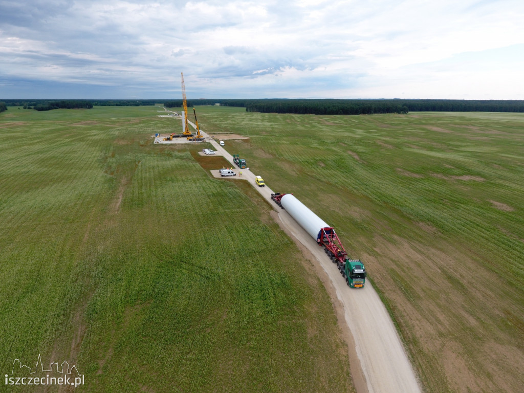 Budowa farmy wiatrowej w gminie Biały Bór