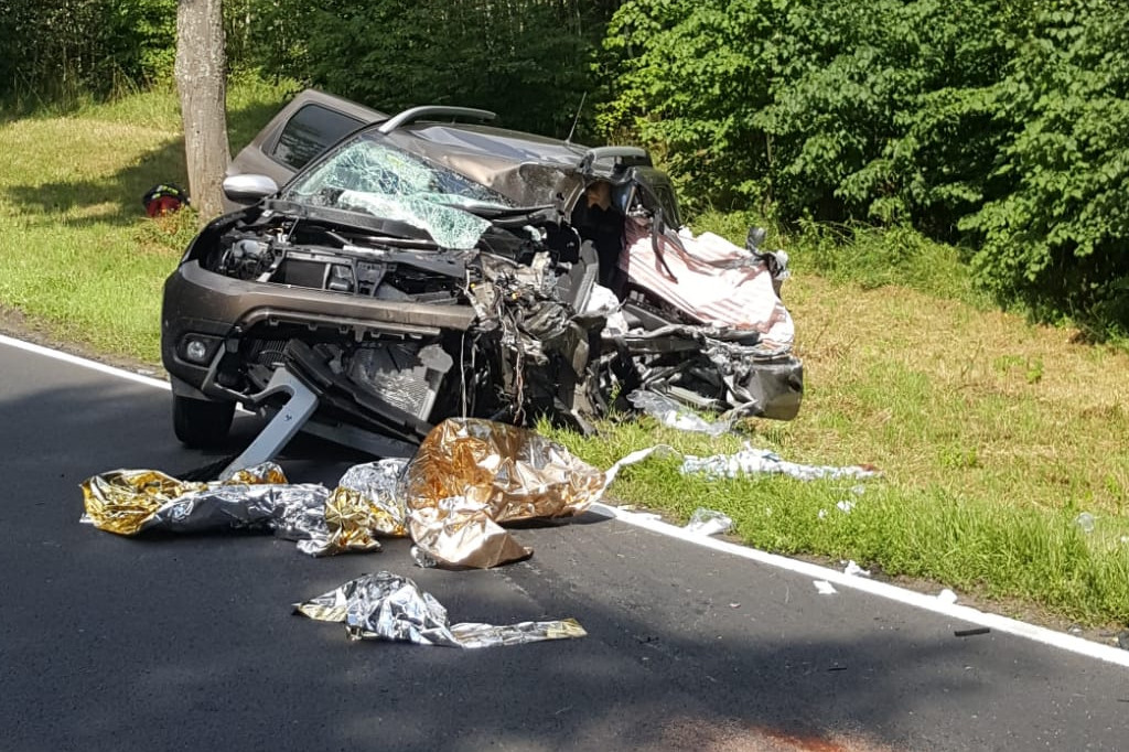Wypadek na drodze krajowej nr 11