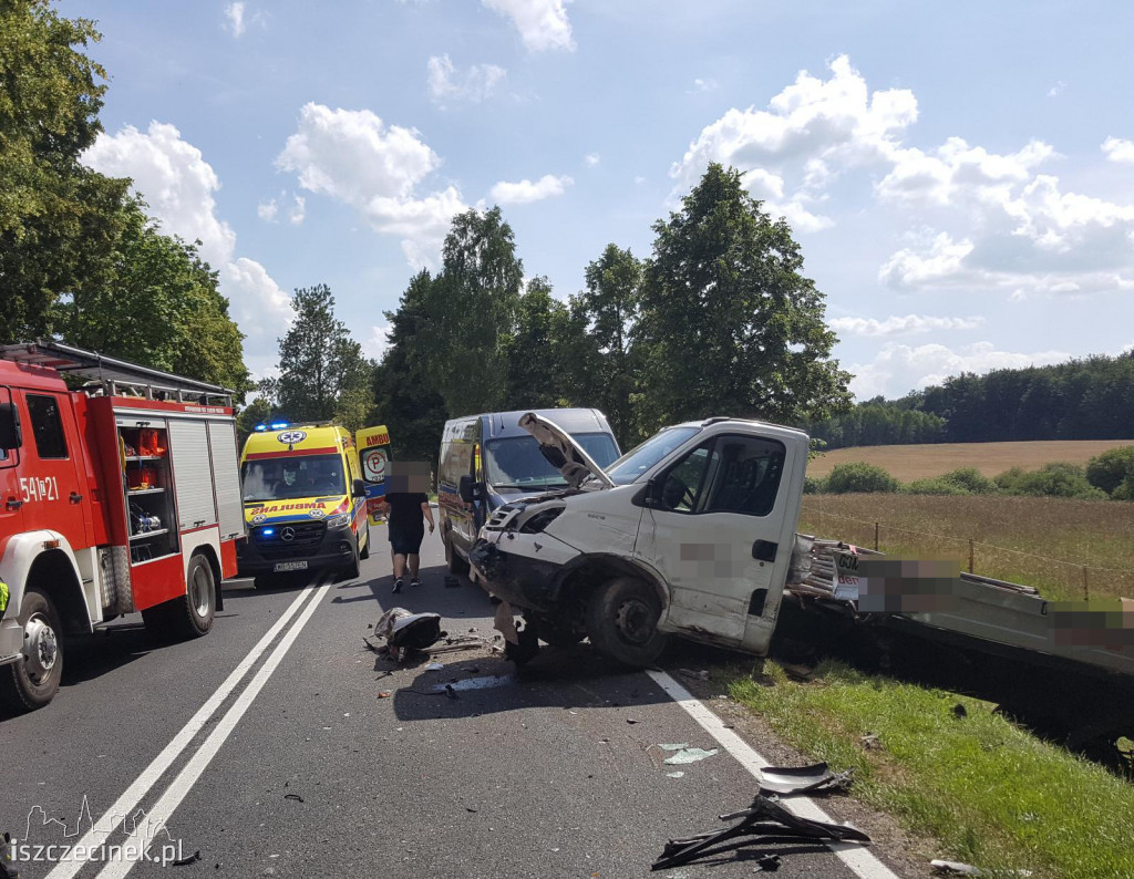 Wypadek na drodze krajowej nr 11