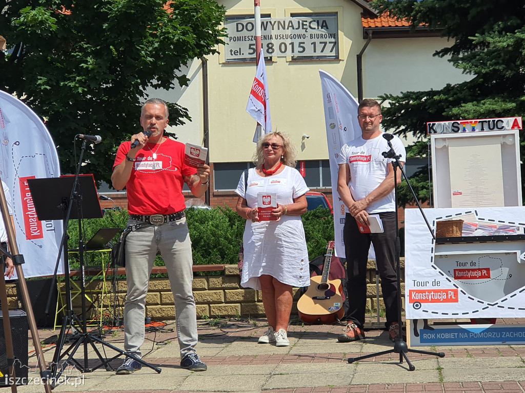 Piknik demokratyczny Tour de Konstytucja, dotarł do Czarnego