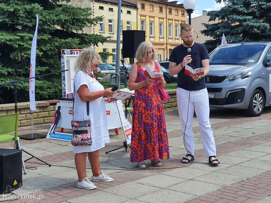 Piknik demokratyczny Tour de Konstytucja, dotarł do Czarnego